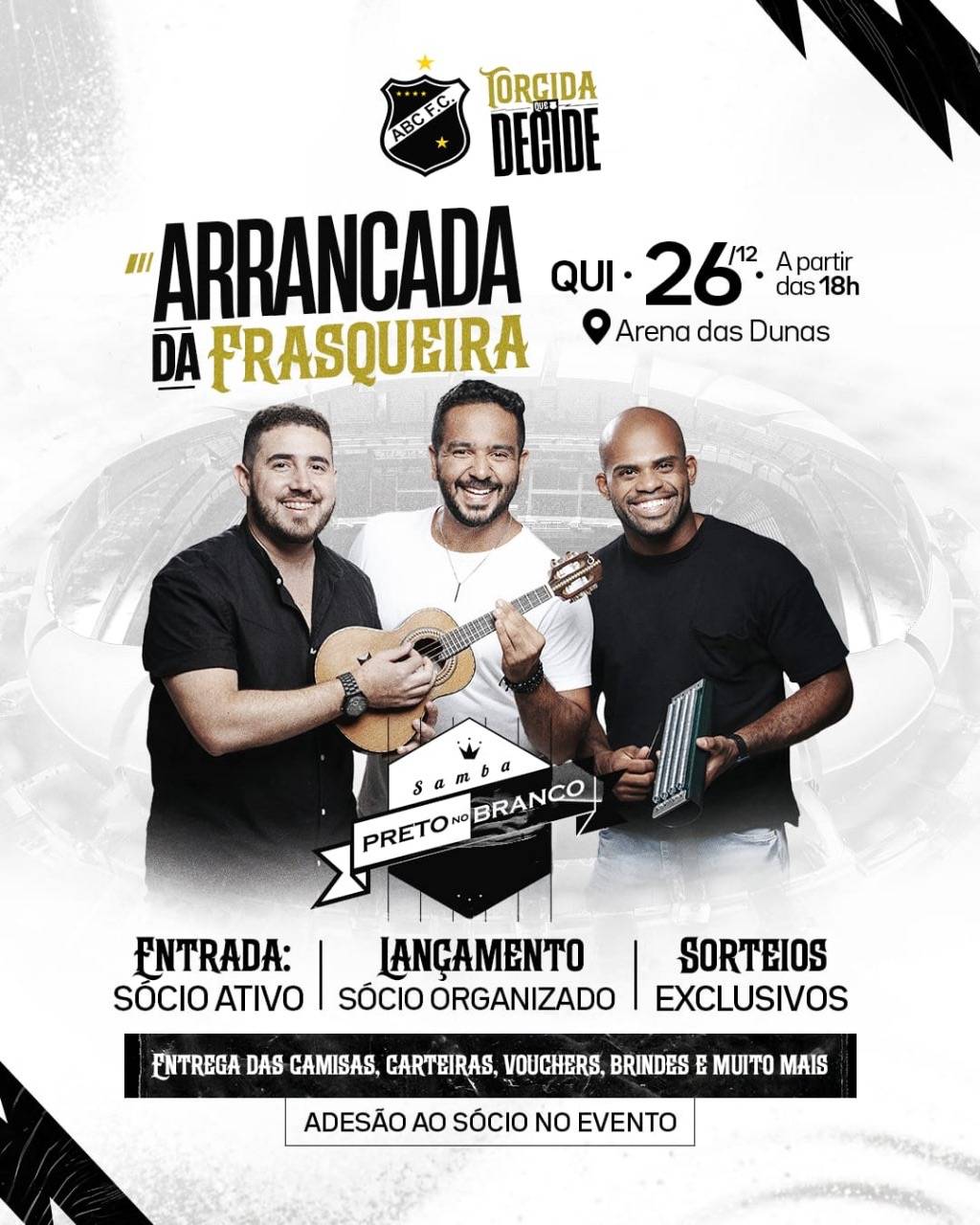 Evento “Arrancada da Frasqueira” marca lançamento do programa de sócio do ABC