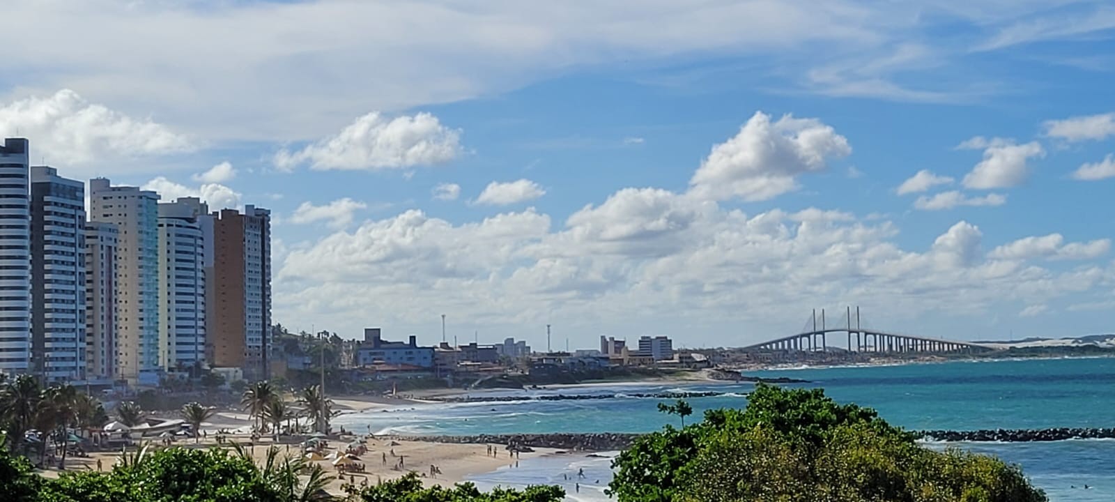 Litoral potiguar tem três pontos impróprios para o banho neste fim de semana