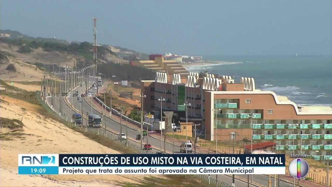 Prefeitura de Natal sanciona lei que permite construção de prédios residenciais e comerciais na Via Costeira