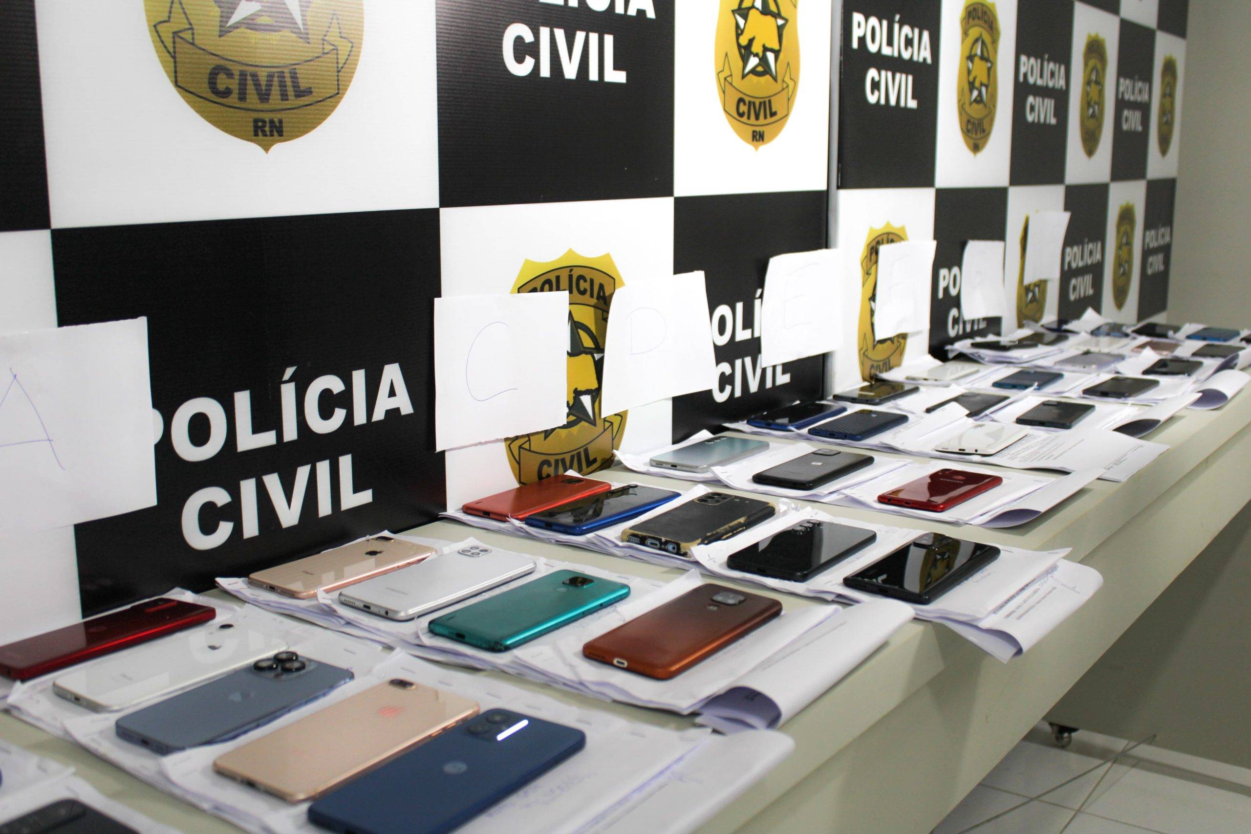 “Operação Retorno”: Polícia Civil do RN recupera 150 celulares furtados e roubados