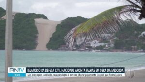 Drenagem da engorda de Ponta Negra é finalizada, garante Seinfra após inspeção da Defesa Civil