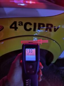 Homem é preso por embriaguez ao volante com maior teor alcoólico já registrado no RN, diz PM
