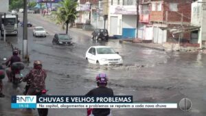Alerta de chuvas intensas: INMET adverte 39 cidades do RN, incluindo Natal