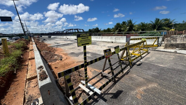 Ponte de Igapó em Natal terá faixa reversível liberada para desafogar trânsito na Zona Norte