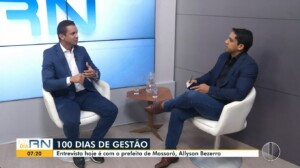 Prefeito de Mossoró, Alyson Bezerra, detalha os 100 primeiros dias de sua gestão em entrevista