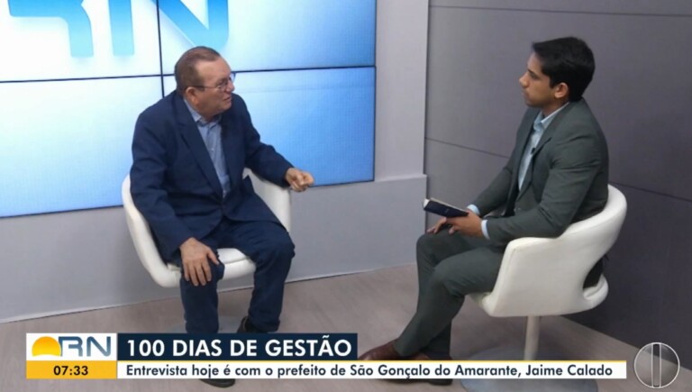 Prefeito de São Gonçalo do Amarante (RN) avalia os 100 primeiros dias de gestão em entrevista