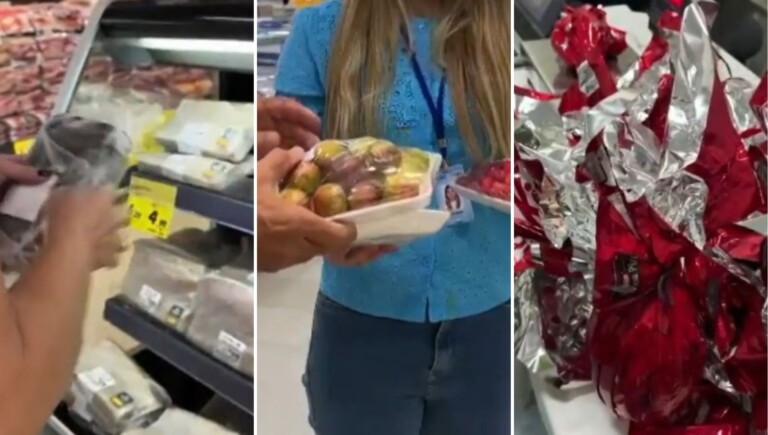 Bacalhau vencido e frutas sem condição de venda: Fiscalização para Semana Santa encontra irregularidades em supermercados