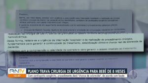Bebê em Natal aguarda cirurgia cardíaca urgente com impasse entre plano de saúde e hospital