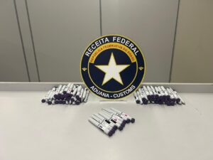 Receita Federal apreende ‘canetas emagrecedoras’ com casal em voo de Portugal no Aeroporto de Natal